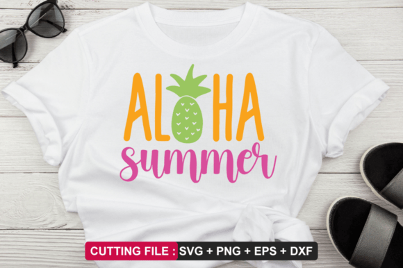 Aloha Summer SVG Design Graphics for Crafts