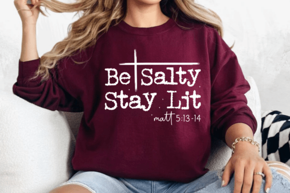Be Salty Stay Lit SVG: A Creative Graphic Asset for Branding