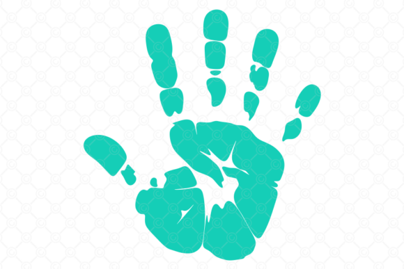 Handprint SVG for Modern Branding and Crafts