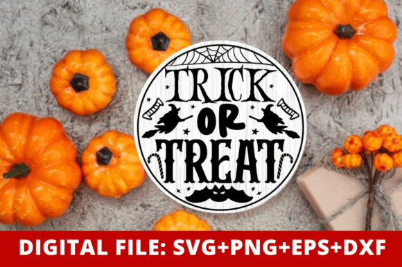 Trick or Treat Svg Design: A Versatile Graphic Asset for Creative Publishers