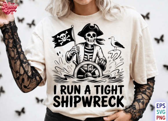 Witchy Pirate Shipwreck Quote Graphics for Crafts